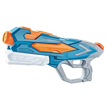 Pistol cu Apa pentru Copii, Rezervor, Pentru Piscina/Plaja, Cyrax, 6ani+, Albastru, 4 duze, 900ML