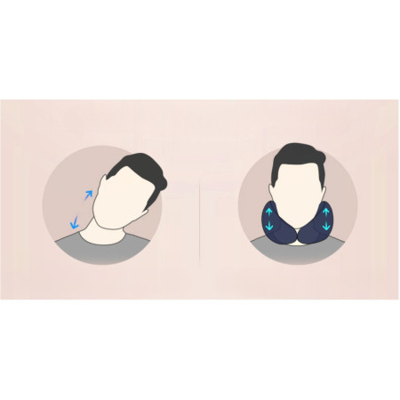 Perna de Calatorie,  Pentru Gat, din Bumbac, cu 4 Cocoase, Ajustabila, Maro