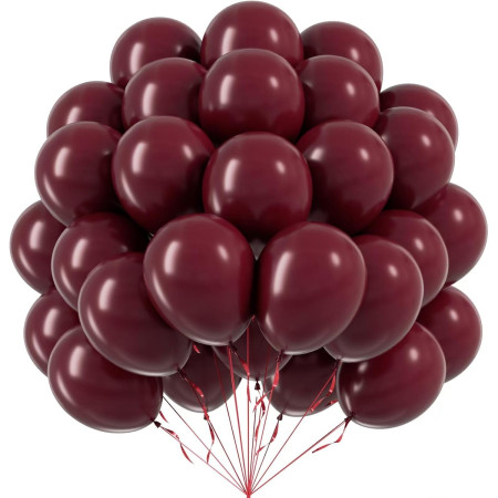 Set 12 Baloane, Cyrax, din Latex Standard, 30 cm, Grena