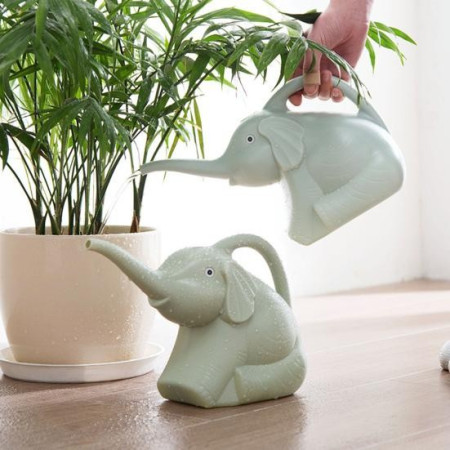 Stropitoare pentru Copii,  in forma de Elefant, 1500 mL, pentru Udat Plante, 19.5x17x11.8 cm, Albastru