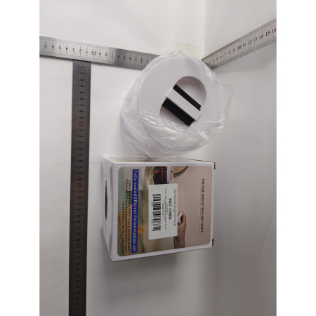 Borcan pentru Muraturi, Cyrax, cu Separator pentru Lichide, Ermetic, Termorezistent, Tip Clepsidra, 800 ml, ABS, Alb, 13x11 cm