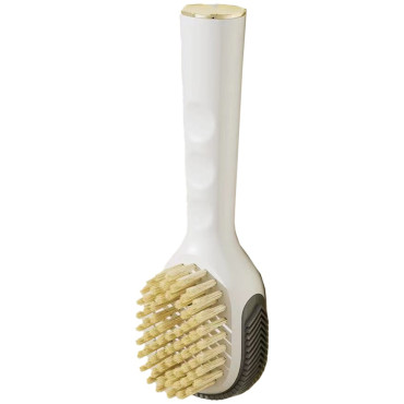 Perie pentru Curatare Incaltaminte cu Recipient pentru Detergent,  Perie Multifunctionala pentru Incaltaminte si Lenjerie, cu Peri Moi, Fara Deteriorare, 22x6x4 cm, Culoare Alb