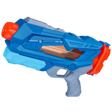 Pistol cu Apa pentru Copii, Rezervor, Pentru Piscina/Plaja, Cyrax, 6ani+,  Quick Fill, Albastru, 600ML