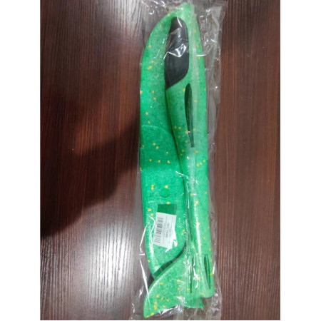 Avion planor din polistiren in punga , lungime 47 cm , Verde , Cyrax