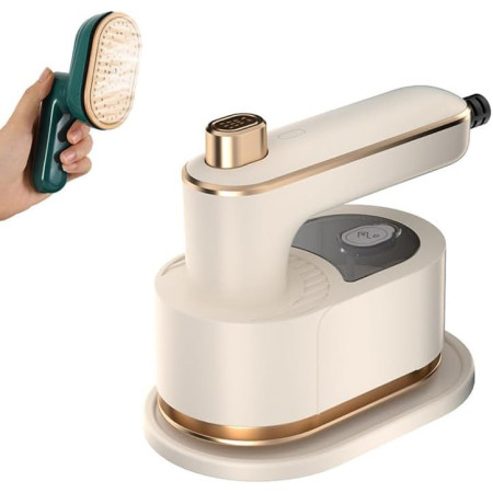 Mini Fier de Calcat,  Pliabil si Portabil, Calcare Verticala/Orizonala, cu Abur, 50 ml, 40W, 10.5 x 12 cm, Alb