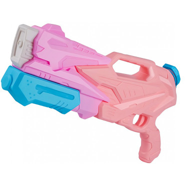 Pistol cu Apa pentru Copii, Rezervor, Pentru Piscina/Plaja, Cyrax, 6ani+,  3 duze, Roz, 770ML