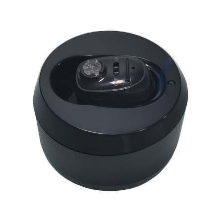 Aparat Auditiv Intraauricular In-Ear, Cyrax, Amplificator de sunet pentru Auz, Minuscul Design Nou, 14 x 10 x 3.8 cm, 116 gr, Negru