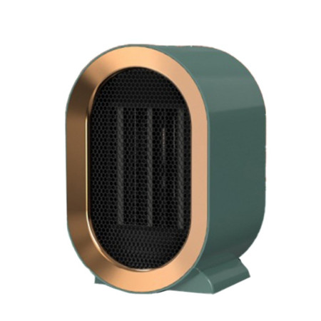 Radiator mini Incalzitor,  Element de Incalzire PTC, Putere 1200 W, Radiator cu termostat reglabil, 19.5 x 12.5 x 12.5 cm, 800 g, Verde