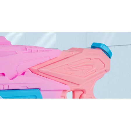 Pistol cu Apa pentru Copii, Rezervor, Pentru Piscina/Plaja, Cyrax, 6ani+,  3 duze, Roz, 500ML