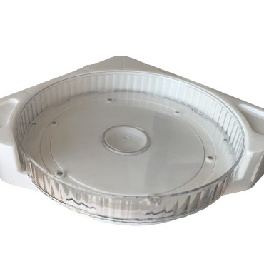 Suport Depozitare,  din Plastic, Rotativ 360 grade, Montare fara Perforatii, pentru Baie/Bucatarie, Alb