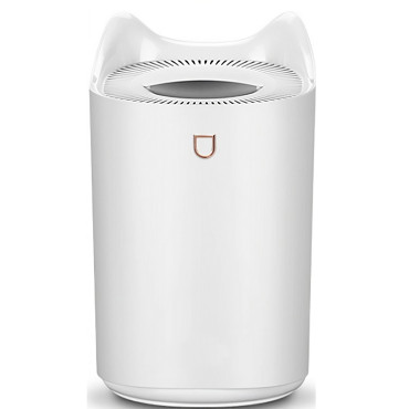 Umidificator cu duza dubla,  de capacitate mare 3L, alb