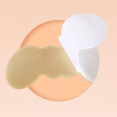 Set 2 Branturi cu Pernute pentru Calcai,  Suport Interior pentru Incaltaminte, Marime Universala, Aderent pe Piele, Crem