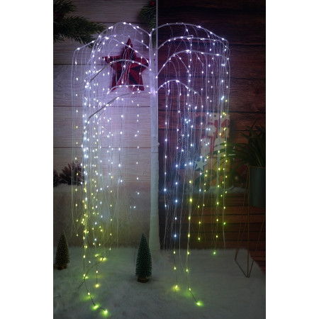 Pom decorativ cu leduri,  tip salcie, 400 Led, 2.1 M
