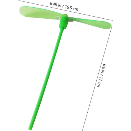 Set 4 Jucarii Libelula Zburatoare, Distractive pentru Copii, Cyrax, Aruncatoare Manuale din Plastic, cu Lumini, Multicolor