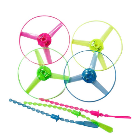 Jucarie Disc Zburator, Cyrax, cu Lumini, Manual, din ABS, +14 Ani, Verde