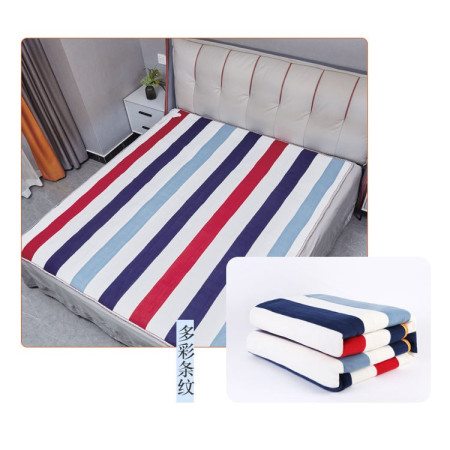 Patura electrica 180 x 150 cm,  130 W, Control Telecomanda, 9 Trepte de Caldura, Temporizator, Multicolor