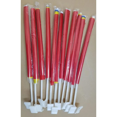 Set 100 Steaguri Tricolor Auto,  45 cm x 30 cm, Stegulet, Drapel