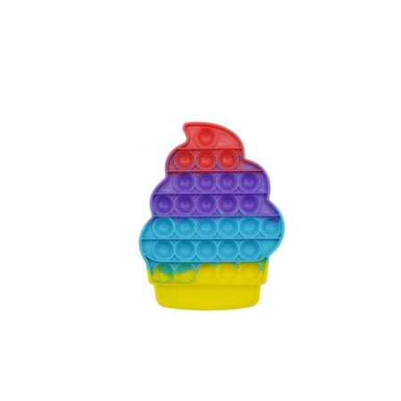Cyrax Jucarie antistres din silicon, Pop it Now and Flip It, Briosa, Multicolor