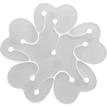 Suport pentru Baloane, Cyrax, Care Formeaza o Floare, cu Doua Straturi, pentru 11 Baloane, 8x8cm, 4.6g