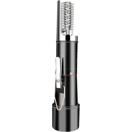 Dispozitiv Electric de Curatare Solzi Peste, Cyrax, din Otel Inoxidabil, 28 x 5 cm, Negru