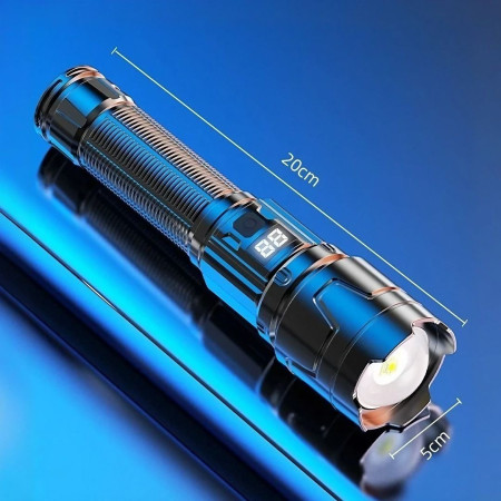 Lanternă Flippy P50 cu zoom telescopic, afișaj digital și ieșire magnetică  Model 117