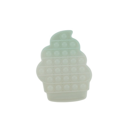 Cyrax Jucarie antistres din silicon, Pop it Now and Flip It, Briosa, Transparent