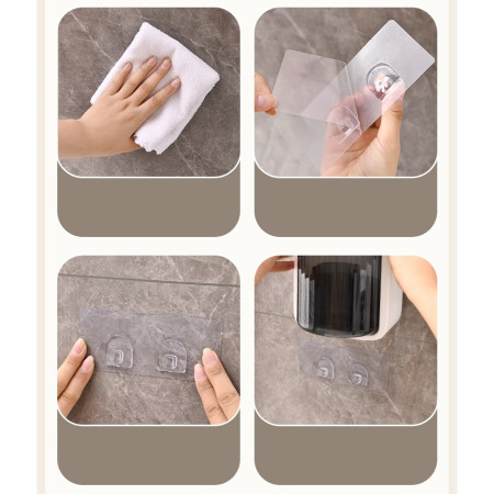 Organizator Baie, Cyrax, 4 Compartimente si 1 Sertar, Rotire 360 Grade, din PP+PET, 27.5 x 16 x 11 cm, Albastru