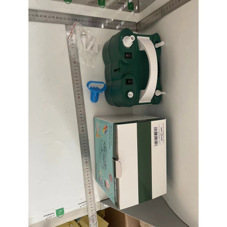 Pompa Electrica de Umflat Baloane, Cyrax, cu Doua Iesiri, Accesorii Incluse, 220V, Putere 600W, Accesorii petrecere, Verde