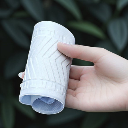 Protectie Incaltaminte pentru Ploaie si Noroi,  Impermeabila, Talpa Antiderapanta, cu Fermoar si Capsa, Inaltime 40 cm, Marime M 36-37, Alb