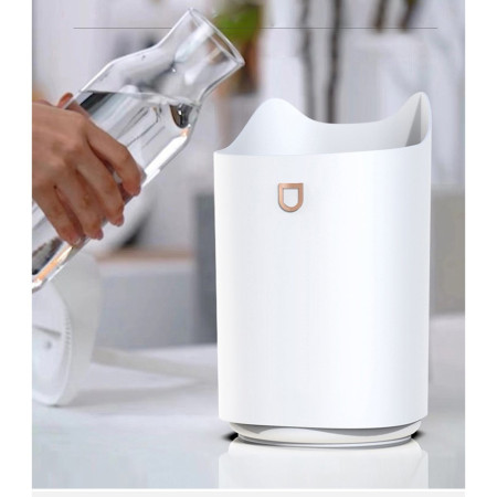 Umidificator cu duza dubla,  de capacitate mare 3L, alb