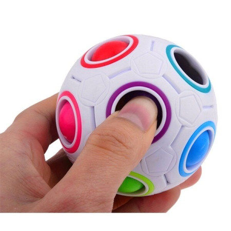Cyrax Jucarie interactiva antistres minge, multicolor, + 3 ani