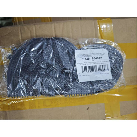 Covoras de Baie,  pentru Masaj/Spalat Picioare, din TPE, Antiderapant, 45 x 45 cm, Model Iepuras, Gri