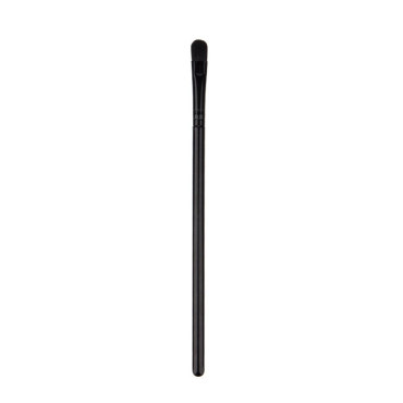 Pensula Plata de Machiaj, Cyrax, din Par Sintetic, pentru Detalii, 16 cm, Negru