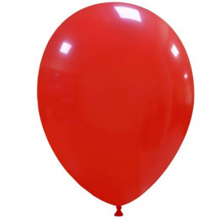 Set 12 Baloane, Cyrax, din Latex Standard, 30 cm, Rosu