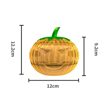 Set 2 Capcane pentru Insecte,  Forma de Dovleac, 12x9.2x12.2 cm, din ABS, Portocaliu