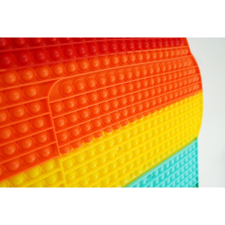Jucarie antistres din silicon, Cyrax®, Pop It Now and Flip It, Among Us, 85 cm