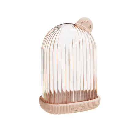 Sapuniera de Calatorie,  Suport pentru Sapun cu Scurgere a Apei, Recipient cu Capac Depozitare, Savoniera pentru Baie, 12.6x6.1x8.4cm, Roz