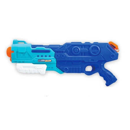 Set 2x Pistol cu Apa pentru Copii, Cyrax, 6ani+, Albastru, 1x 900 ML +  1x 300 ML
