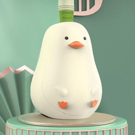 Perie de Toaleta,  cu Suport de Perete, Recipient Detergent, 2 Tipuri de Perii, Model Rata, Verde