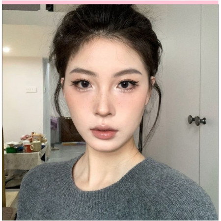 Kit de Aplicare Tus, Cyrax, pentru Incepatori, Accesoriu Machiaj, 4 Produse, Tus Impermeabil, Negru, Cutie Mint