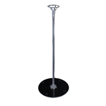Suport de Masa pentru Baloane, Cyrax, Accesoriu Decorativ, din Plastic, 70 cm, Transparent