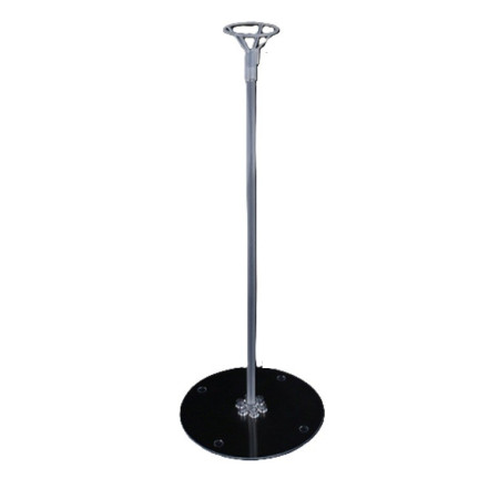 Suport de Masa pentru Baloane, Cyrax, Accesoriu Decorativ, din Plastic, 70 cm, Transparent