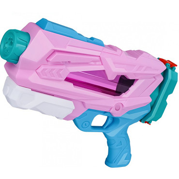 Pistol cu Apa pentru Copii, Rezervor, Pentru Piscina/Plaja, Cyrax, 6ani+,  Quick Fill, Roz, 600ML