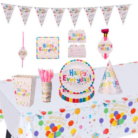 Banner Happy Birthday, Cyrax, Stegulete, 33 x 24 cm, Model Happy Everyday, Multicolor
