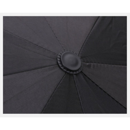 Umbrela,  Protectie UV Soare, Protectie Ploaie, Pliabila, din Vinil si Otel, 96 x 67 cm, Negru