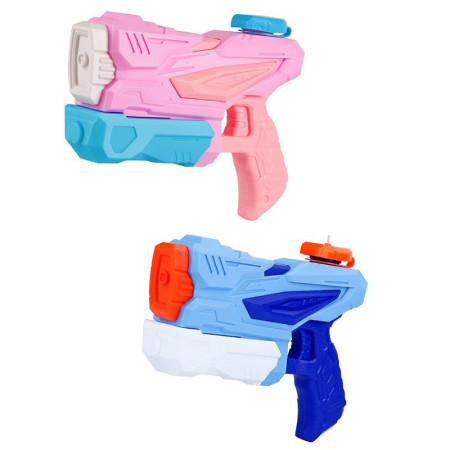 Set 4x Pistol cu Apa pentru Copii, Cyrax, 6ani+, Albastru+Roz, 300 ML