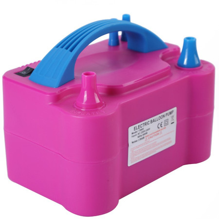 Cyrax Pompa Electrica Pentru Umflat Baloane, 600 W, Roz cu albastru,