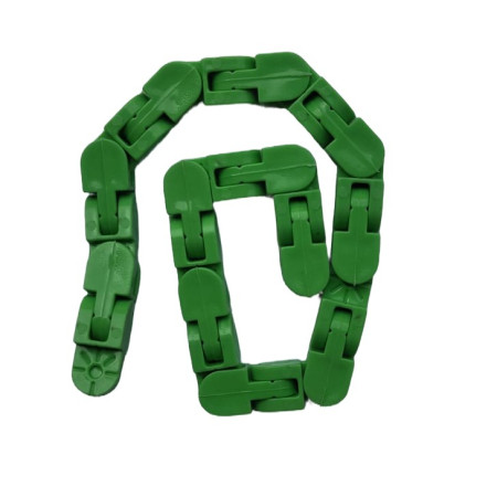 Jucarie Senzoriala Antistres, Cyrax, Fidget Toys, Puzzle de Imbinat Tip Sarpe, 24 Piese, +3 Ani, Verde