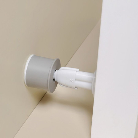 Opritor de Usa,  din Silicon, Model Magicial, cu Prindere de Perete, Anti-Coliziune, 4x 8.5 cm, Gri