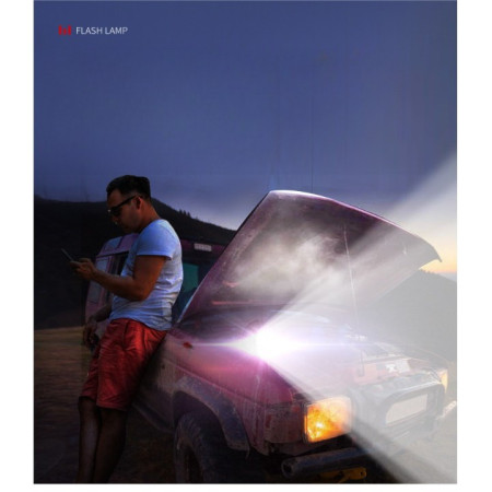 Lanterna LED de Montat pe Cap,  cu Raza Lunga de Zoom, Reincarcabila USB, Far Telescopic, Rezistent la Apa, Reglabil, pentru Pescuit in Aer Liber, Camping, Lumina Puternica, Lanterna, 10.5x8x6.5 cm, Gri